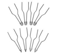 HOODANCOS 8 Pointes de Pyrogravure en Fil Chauffant Haute Résistance pour Pyrograveur 8 Pièces Remplacement pour Outils de Pyrogravure Bois Kit pour Gravure Artisanale