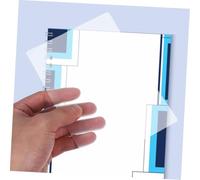 HOODANCOS 80 Pièces Matte Plastic Page Protectors Transparent Sleeves For Office Document Binding And Presentation