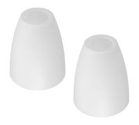 HOODANCOS Abat Jour Blanc en Plastique, Lot de 2 Pièces, Facile à Installer et Haute Durabilité, pour Décoration Intérieure et Plafonnier