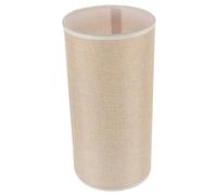 HOODANCOS Abat Jour Cylindre pour Lampes sur Pied et Stabilité en Lin et Fer Base E27, Diffusion Uniforme Lumière Couleur Kaki et Lampes de Table