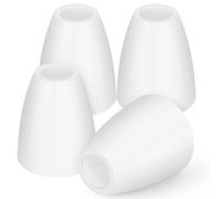 HOODANCOS Abat-jour Plastique Plat Résistant à Usure pour Lampe de Table Cache-lampe Polyvalent Lot de Blanc Facile à Installer pour Chambre et Salon