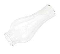 HOODANCOS Abat Jour Verre Transparent pour Lampe à Huile Petite Cheminée Couverture Résistante Chaleur Remplacement Globe Lampe Pétrole Design Rétro et Protection Coupe Vent