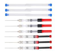 HOODANCOS Absorbeur D'encre Outil de Remplissage Rapide et Précis 6 Pièces en Acier Inoxydable et Abs Accessoire Indispensable pour Stylo-plume pour Étudiants pour Stylo à Encre