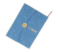 HOODANCOS Agenda Cuir PU Carnet de Planification Portable avec Onglets Mensuels pour Usage Personnel et Professionnel Organisateur Polyvalent Espagnol