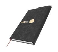 HOODANCOS Agenda PU avec Marque Pages Mensuels Journal de Planification Élégant pour Usage Professionnel et Personnel pour Suivre Vos Notes