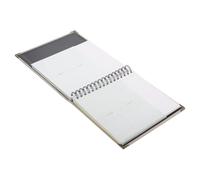 HOODANCOS Album de Collection Tickets et Reçus Gris Porte-billets Papier avec Pages Transparentes pour Stockage Photos et Documents Carnet Mémoire pour Billets Cinéma Train Avion et