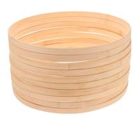 HOODANCOS Anneaux De Bambou Pour Artisanat - 10Pcs Cerceaux En Bambou Pour Décorations Attrape-Rêves Et Macramé 12 Cm