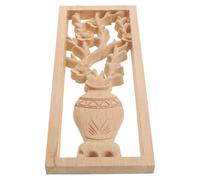 HOODANCOS Applique Décorative en Bois Sculpté pour Commode et Murs, Finition Confortable, Application Facile, Style Traditionnel pour Décoration Intérieure de Chambre