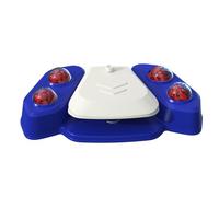 HOODANCOS Arroseur Automatique pour Chien Multifonction Fontaine Eau Interactive Jeu de Douchette pour Animaux Distributeur Eau Compagnon Sprinkler Bleu