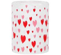 HOODANCOS Autocollant Bordure Décorative de Cœur Bord Ondulé Papier Adhésif Amovible 10 M pour Tableau d'Affichage Décoration Scolaire et Festive Décor Pratique pour Tableau Noir et