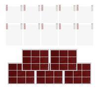 HOODANCOS Autocollants Électrostatiques pour Voiture 40 Pcs Film Statique Transparent avec Adhésif Double Face Film Protecteur pour Vitres Pare-Brise Caméra Embarquée Fixation sans