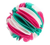 HOODANCOS Balle de Flottage pour Chien Colorée à Mâcher Lent pour Chiots Stimule Curiosité et Recherche Alimentaire Antibruit et Facile à Nettoyer