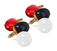 HOODANCOS Ballons en Aluminium pour Fête Sportive - Ensemble 6 Pièces Décorations Tennis de Table pour Anniversaire et Événements Thématiques
