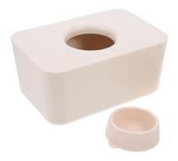 HOODANCOS Boîte à Lingettes Étanche Silicone avec Couvercle Grand Rangement Multifonction pour Lingettes Humides et Papiers Design Compact et Léger pour Maison Voiture