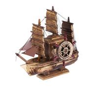 HOODANCOS Boîte à Musique en Bois Plusieurs Styles Décoration de Table Créative Forme Navire Pirate Vintage Moulin à Vent et Plusieurs Styles Présent d'anniversaire Maison Plusieurs Styles