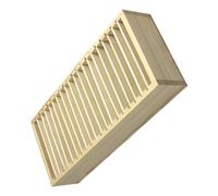 HOODANCOS Boîte de Rangement Bois à Compartiments Multiples Porte-cartes Détachable pour Bureau et Maison Design Élégant Portable et Ajustable Trieuse de Cartes Pratique