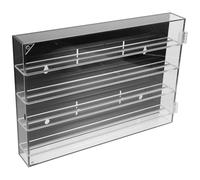 HOODANCOS Boîte de Rangement Murale Acrylique Transparente pour Couteaux Présentoir Multi-couches Sécurisé pour Collection de Couteaux Organisateur Mural Compact pour Cuisine