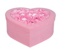 HOODANCOS Boîte de Saint-Valentin de Cœur 23 X 21 X 9 CM, Boîte à Fleurs en Carton Rose, Emballage Présent Moyen pour Chocolats et Friandises, Coffret Romantique pour Offrir