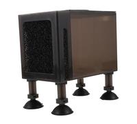 HOODANCOS Boîtier De Pompe à Eau Robuste Filtre Intégré 150 Cm Noir Marron - Protection Extérieure pour Pompe Domestique - Coffret Résistant à L’Usure Facile à Transporter Et Assembler