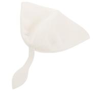 HOODANCOS Bonnet de Sauna en Feutre de Laine Naturelle Blanc Bonnet de Bain Réutilisable à Séchage Rapide Chapeau Unisexe pour Spa Hammam et Sauna Russe Protection Thermique Supérieure