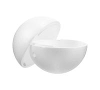 HOODANCOS Boule en Mousse Creuse Blanche 20 CM pour Loisirs Créatifs Décoration DIY Boules Décoratives Artisanales Non Peintes Ornements de Mariage et Fête Sphères Légères pour Projets