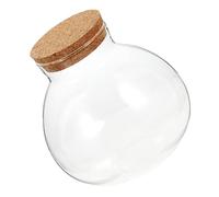 HOODANCOS Bouteille écologique Micro terrariums bocaux Bocal en Verre sélectionné Pot décoratif réservoir en Verre sélectionné Terrarium Plantes aériennes Pot Succulent