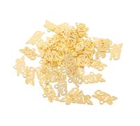 HOODANCOS Breloques Numérotées 2025 Pendentifs Chapeau De Diplômé 50 Pièces Métal or Diy Pour Collier Bracelet Porte-clés Fin D’études Présent Souvenir Printemps