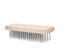HOODANCOS Brosse en Fil d'acier Inoxydable 20 CM pour Désherbage et Nettoyage Anti-Mousse Tête Robuste sans Manche Accessoire Pratique pour Jardin et Extérieur