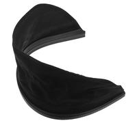 HOODANCOS Cagoule de Protection pour Casque de Soudage Noir en PU et Tissu, Couvrant Le Cou Protection Avant et Latérale, Compatible Universellement pour Soudeurs