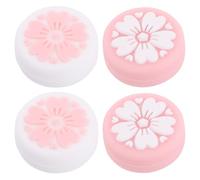 HOODANCOS Capuchons de Protection en Silicone pour Joystick Switch, Lot de 4, Confortables et Adaptés aux Manettes de Jeu Rose Sakura