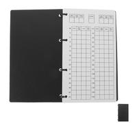 HOODANCOS Carnet de Plongée Noir en PP Résistant la Pression l'abrasion avec Stylo, Bloc-Notes Imperméable pour Plongée sous-Marine et Exploration sous-Marine