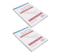 HOODANCOS Carnet de Reçus pour Entreprises Gestion des Commandes et Conservation des Documents, Papier Multi-colonnes, Lot de 2 Pièces pour Petites Entreprises et Livraisons