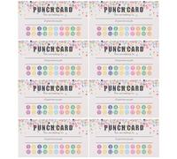 HOODANCOS Cartes Perforées Motivant et Attirant en Papier de Récompense pour Élèves l'attention Lot de 50 Feuilles en Classe pour Enseignants et Parents