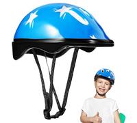 HOODANCOS Casque pour Garçon et Filles Bleu Étoiles Casque de Vélo et Trottinette Léger Sangles Réglables Protection Multisports pour Skate Cyclisme et Roller Sécurité Garçon et Filles