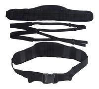 HOODANCOS Ceinture Multifonctionnelle en Nylon Noir, Flexible Forte Capacité de Charge, Chasse et Compatible Pantalons et Combinaisons