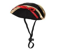 HOODANCOS Chapeaux pour Chien Accessoire pour Chiot Chaton Capitaine Pirate Dessin Halloween Maman Bleu pour Animaux De Compagnie Toilettage Fête Chapeau pour Chien