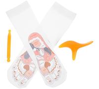 HOODANCOS Chaussettes de Massage par Acupression pour Plante des Pieds avec Outils de Réflexologie, Respirantes en Résine et Tissu, Adaptées à Différents Utilisateurs