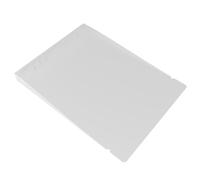 HOODANCOS Classeur Transparent Rigide Anneaux Dossier Protecteur Résistant Plastique Couverture Rechargeable pour École Bureau Organiseur Document