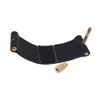 HOODANCOS Clip pour Saxophone Ténor Modèle C Noir Vis Dorées, Carte Sculptée pour Bec de Saxophone Ténor, Accessoire Pratique pour Musiciens Débutants et Stabilisation du Tube