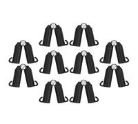 HOODANCOS Clips Réglables en Plastique 11 MM Lot de 10 pour Tuteurage Tomates et Concombres Support de Treillis Extérieur