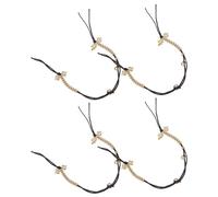 HOODANCOS Compteur de Perles Bouddhistes en Laiton Léger 2pcs Corde pour Contemplation et Prières, Accessoire DIY Personnalisé pour Hommes et Femmes