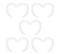 HOODANCOS Correcteur Esthétique d'Oreilles pour Bébé en Silicone Hypoallergénique 5 Paires de Supports Auriculaires Valgus Blancs Adapté à la Correction des Oreilles Décollées Chez