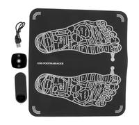 HOODANCOS Coussin de Massage Électrique pour Multifonction Stimulation Microcourant Niveaux Intensité Soulagement des Muscles Après Exercice Tapis USB Rechargeable avec Couleur Aléatoire