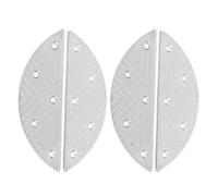 HOODANCOS Coussinets de Réparation Talon Métal Demi-Lune pour Chaussures Homme, Plaques Protectrices Arrière Robustes en Fer, 2 Paires pour Bottes Antidérapantes et Semelles Solide,