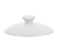 HOODANCOS Couvercle de Rechange en Céramique 10 CM pour Cocotte Bol à Soupe et Marmite à Riz Résistant à la Chaleur Compatible Micro-Ondes et Lave-Vaisselle la Cuisine Maison et