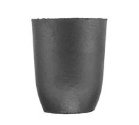 HOODANCOS Creuset en Graphite de Carbone Silicium Noir pour Fusion Rapide de L'or de L'argent avec Haute Conductivité Thermique, pour Fonderie et Raffinage des Métaux Précieux