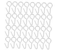 HOODANCOS Crochets de Fixation en S pour Housse de Siège de Voiture Lot de 100 Acier Solide 2.7X1.5Cm Usage Pratique pour Housses et Coussins Auto