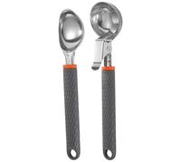 HOODANCOS Cuillère à Boule de Melon en Acier Inoxydable 2pcs, Fabricant de Boules de Melon pour Glace et Sorbet, pour Fête Estivale à Domicile Dessert Shop