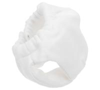 HOODANCOS Culottes Lavables pour Petits Animaux S Blanches en Polyester Doux, Couches Réutilisables Absorbantes pour Hamsters, Écureuils et Planeurs de Sucre, Protection Anti-Fuite pour