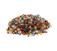 HOODANCOS Décoration Naturelle Gravier Agate Colorée Pierres Polies pour Aquarium Jardin et Plantes Intérieur